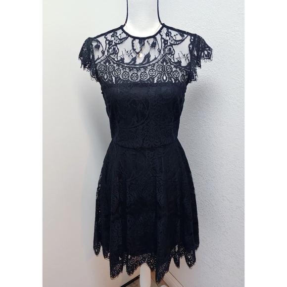 BB Dakota Dresses & Skirts - BB Dakota Rhianna Lace Fit & Flare Dress